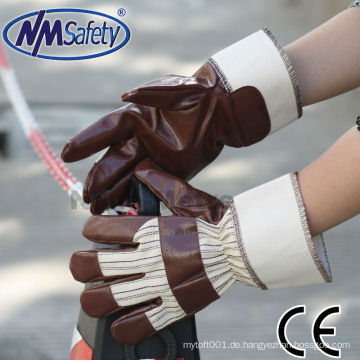 NMSAFETY 2014 Nitrilimprägnierte Handschuhe preiswerter Arbeitshandschuh